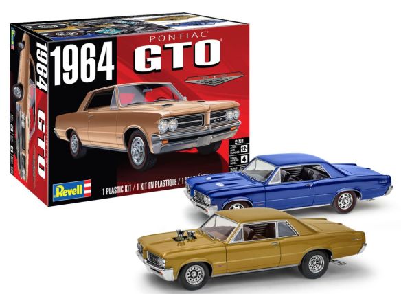REV14574 - Coche PONTIAC GTO 1964 para montar y pintar - 1