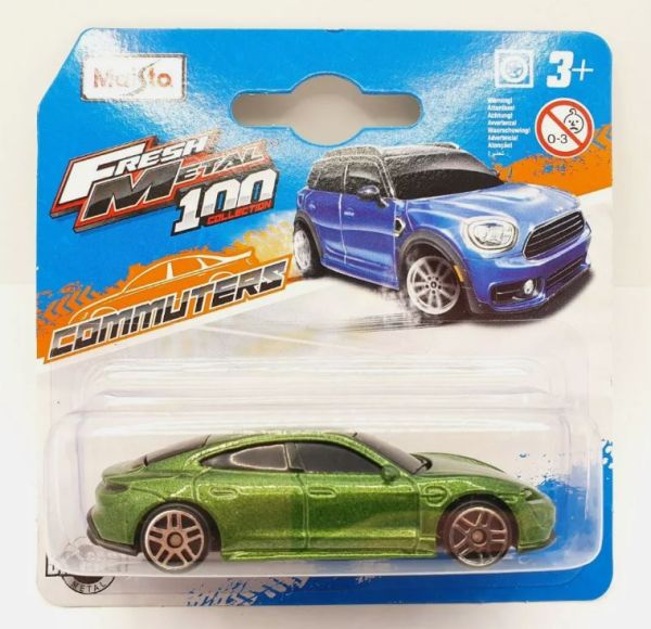 MST15044-20074 - PORSCHE Taycan turbo S Verde metalizado bajo blister - 1