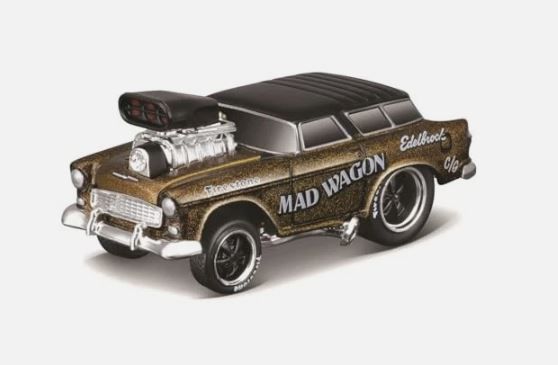 MST15557 - CHEVROLET Nomad gasser 1955 MAD WAGON - Máquinas Muscle sous blister - 1