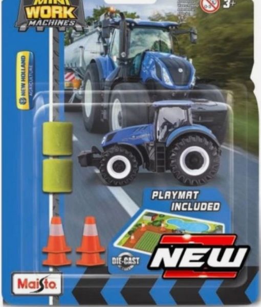 MST15592N - Set mini máquinas de trabajo - NEW HOLLAND T7 con accesorios bajo blister - 1