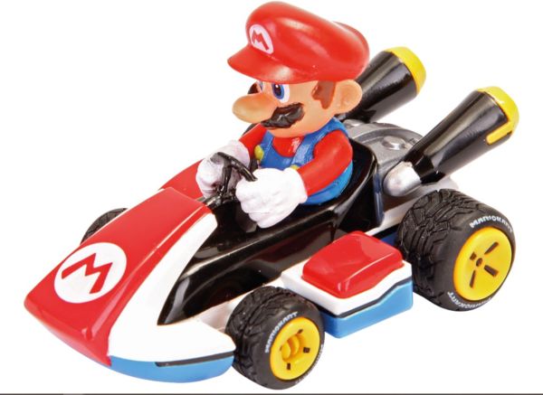 CARRERA15817039-A - Kart de fricción blanco MARIO KART en caja - Mario - 1