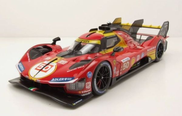 BUR16303-50 - FERRARI 499P Turbo V6 #50 Equipo Ferrari Campeón de las 24 horas de Le Mans 2024 A.FUOCO / M.MOLINA / N.NIELSEN - 1