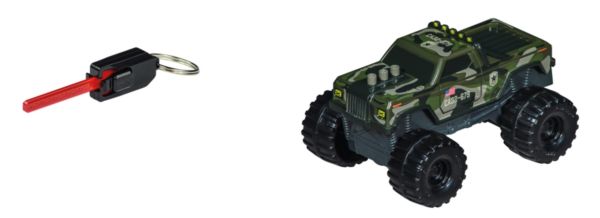 CARRERA16513001-C - Monster Truck Camuflaje - Key Racer - 1