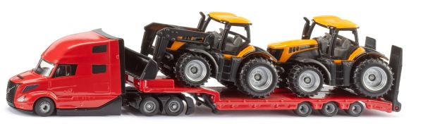 SIK1785 - Camión VOLVO 6x4 con plataforma portamaquinaria y 2 máquinas JCB - 1