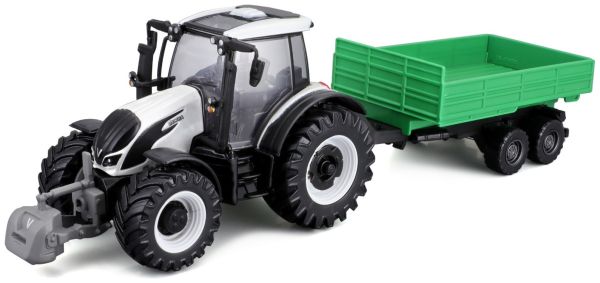 BUR31676 - Valtra N174 blanco con remolque - 1