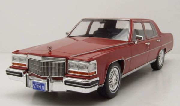 MOD18251 - 1982 Cadillac Fleetwood Brougham, rojo oscuro metalizado - 1