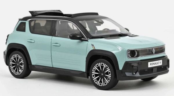 NOREV185520 - RENAULT 4 E-Tech 100 % eléctrico 2025 Verde Hauts-de-France - 1