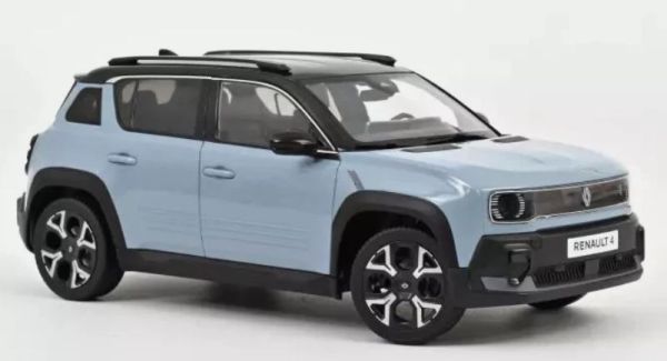 NOREV185521 - RENAULT 4 E-Tech 100 % eléctrico 2025 Azul Nube - 1