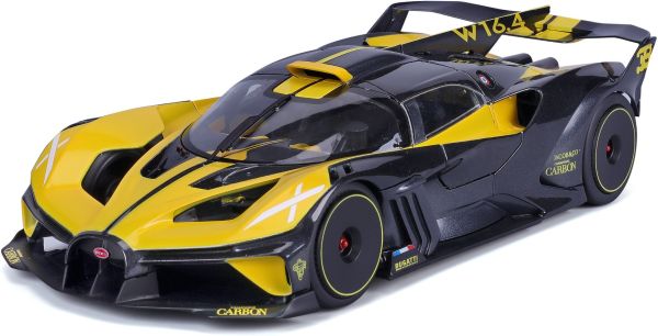 BUR11047Y - BUGATTI Bolide negro y amarillo - 1