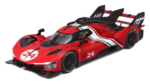BUR16302 - FERRARI Racing 499P Modificata n.º 24 rojo - 1