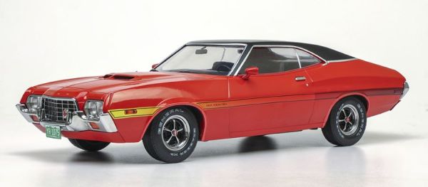 IXO18CMC263.22 - Ford Gran Torino Sport de 1972, rojo y negro - 1