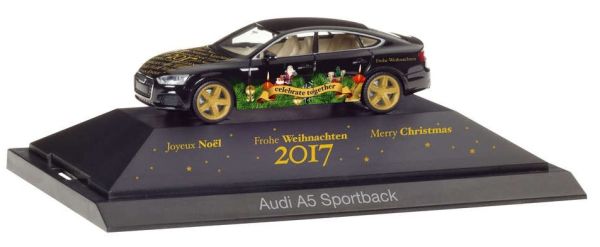 HER102117 - AUDI A5 Sportback HERPA Navidad 2017 - 1