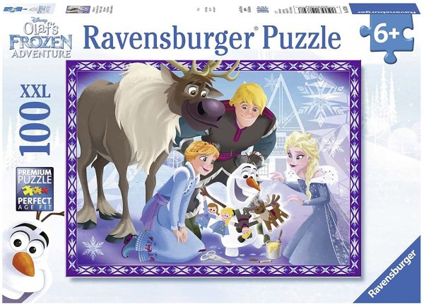 RAV107308 - Rompecabezas 100 Piezas THE FROZEN – La familia es una tradición - 1