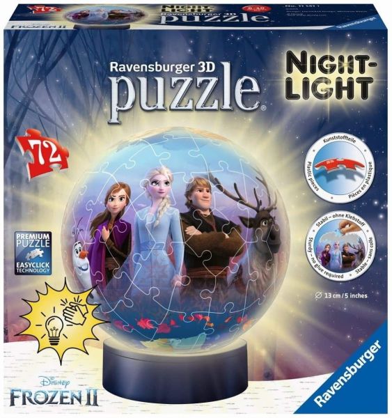 RAV111411 - Puzzle 3D Nightlight 72 Piezas Frozen - 1