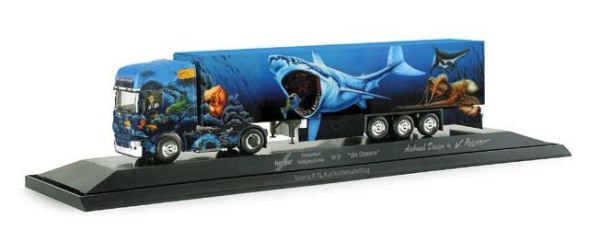 HER121057 - SCANIA R Topline 4x2 con remolque frigorífico BRUNNER de 3 ejes - 1