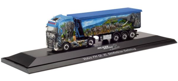 HER122085 - VOLVO FH Globetrotter 4x2 con volquete de lona 3 Ejes HILKER FRIESOYTHE - 1