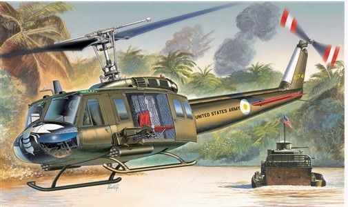 ITA1247 - Helicóptero UH-1D Iroquois para montar y pintar - 1
