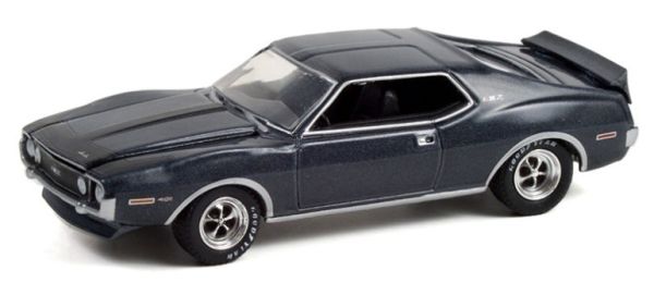 GREEN13310-A - AMC Javelin AMX 1971 gris de la serie GLMUSCLE en blister - 1