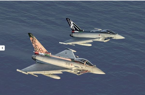 ITA1406 - Avión de combate EF-2000 Gruppi Caccia 100 aniversario - 1