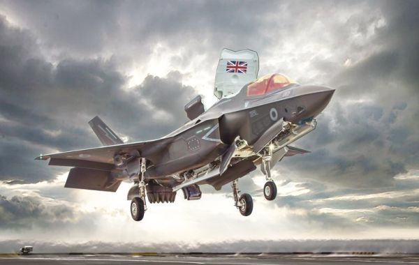 ITA1425 - Aeronave F-35B Lighting II V/STOL versión para montar y pintar - 1