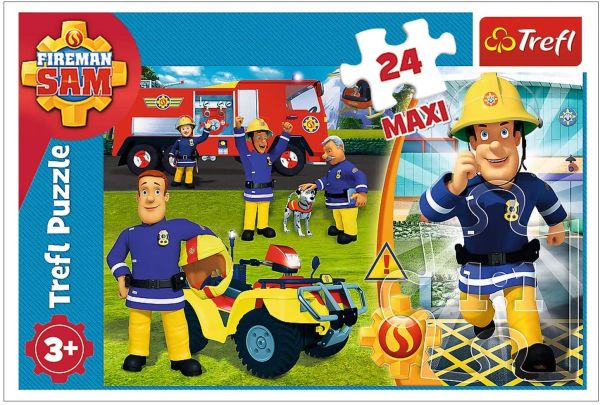 TRF14290 - Maxi Puzzle 24 Piezas SAM EL BOMBERO - 1
