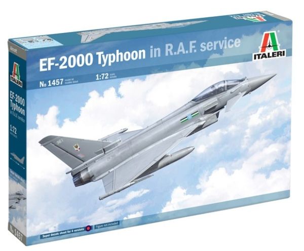 ITA1457 - Avión de combate Eurofighter Typhoon EF-2000 para montar y pintar - 1