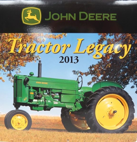 CAL195554 - Calendario JOHN DEERE Tractor legado 2013 - 1
