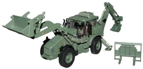 MOT13478 - Retroexcavadora JCB HMEE versión militar verde - 1