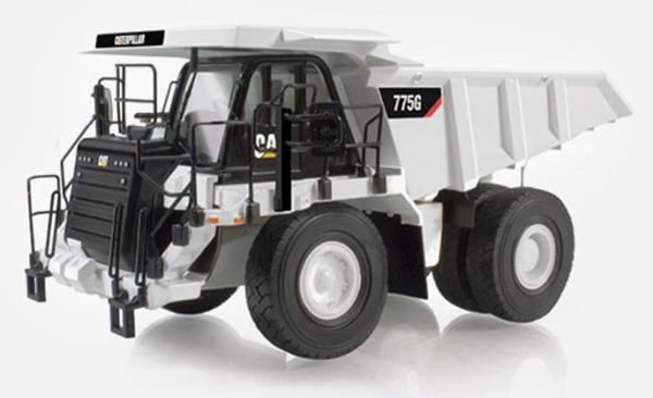 TON30002/02 - Dumper CATERPILLAR 775G blanco - 1