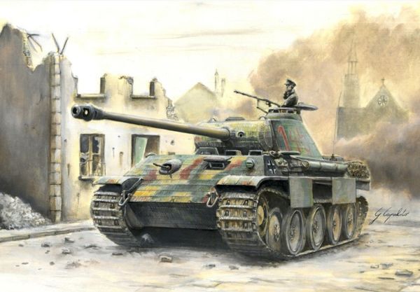 ITA15752 - Tanque Sd.Kfz.171 Panther Ausf.A para montar y pintar - 1