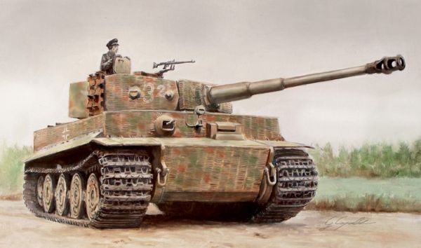 ITA15755 - Char Pz.Kpfw. VI Tiger I para montar y pintar - 1