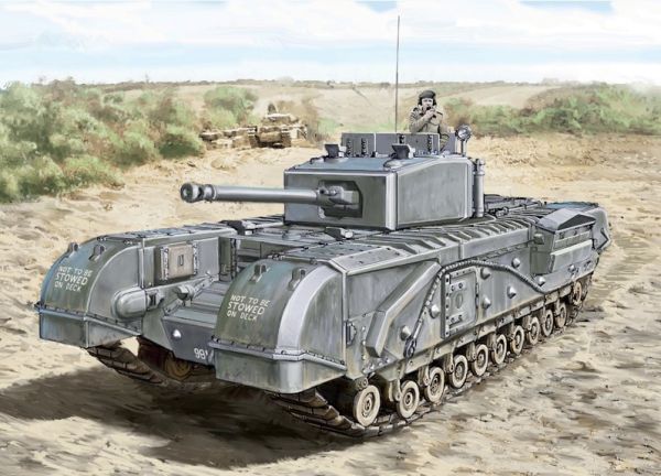 ITA15760 - Tanque Churchill MK.III/IV/Avre/NA75 para montar y pintar - 1