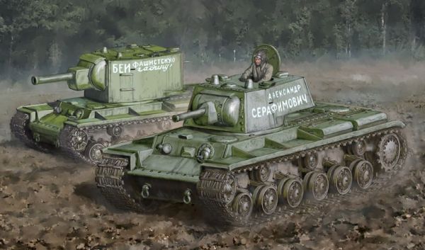 ITA15763 - Tanques KV-1 / KV-2 para montar y pintar - 1