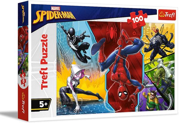 TRF16347 - Puzzle 100 Piezas SPIDER-MAN al revés - 1
