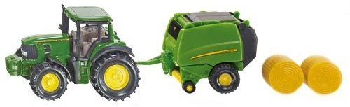 SIK1665 - Tractor JOHN DEERE 7530 con empacadora JOHN DEERE 990 y 2 pacas - 1