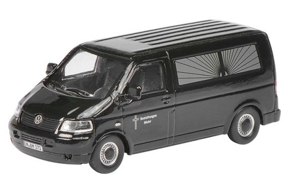 SCH26146 - VOLKSWAGEN T5 Coche fúnebre Escala: 1/87 - 1