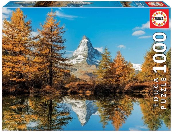 EDU17973 - Puzzle de 1000 Piezas El Cervino en Otoño - 1