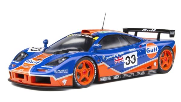 SOL1804101 - Mc LAREN F1 GTR Cola corta 24H Le MANS 1996 Azul y naranja - 1