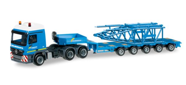 HER303989 - MERCEDES con semirremolque y pie de pluma para grúa LIEBHERR LR 1600/2 FELBERMAYR - 1