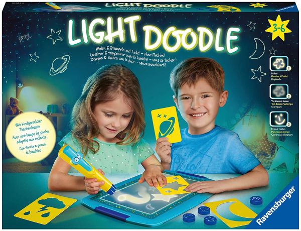 RAV180844 - Doodle de luz Luna y estrellas - 1