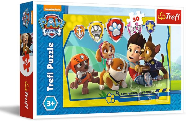 TRF18239 - Puzzle 30 Piezas PAW PATROL: Rider y sus amigos - 1