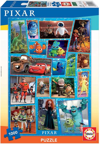 EDU18497 - Rompecabezas de 1000 piezas de personajes de Disney Pixar - 1