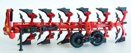 REP120 - Arado GREGOIRE BESSON RW8 6 cuerpos rojo - 1