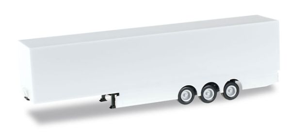 HER076685 - Remolque furgoneta SCHMITZ 3 ejes blanco - 1