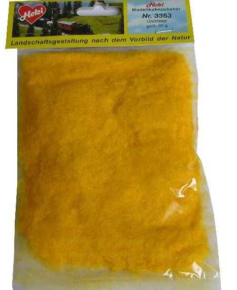 HEK3353 - Bolsa de 20g de hierba amarilla flocado 2-3 mm - 1
