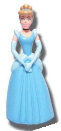 T8819B - Figura de princesa DISNEY con llavero - Cenicienta - 1