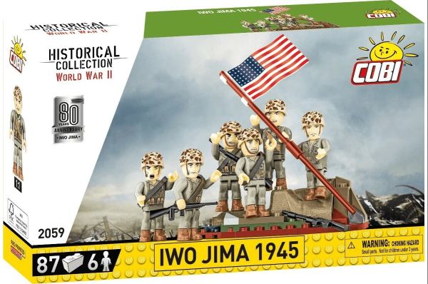 COB2059 - Izamiento de la bandera en IWO Jima 1945 - 85 piezas - 1