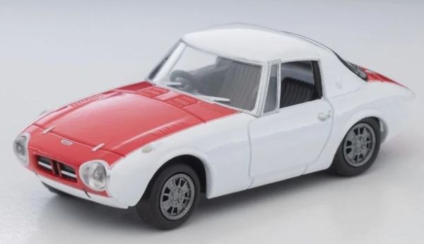 TOMLV-215A - Toyota Sports 800 de 1965, blanco y rojo. - 1