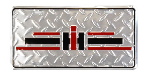 SIGN-2202 - Placa de metal INTERNATIONAL Plata - 30 x 15 cm - 1