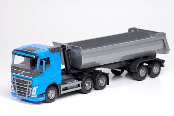 EMEK22354 - VOLVO FH 4x2 azul con caja de 3 ejes - 1